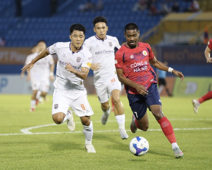 CAHN vừa có trận thắng Bình Dương ở trận đấu bù vòng 23. Ảnh: CTV